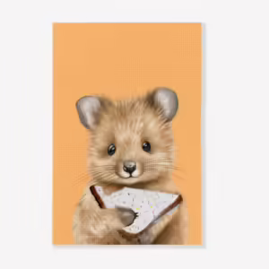Aussie Animals Tea Towel - Quokka
