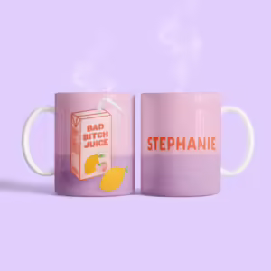 Personalised Funny Adult Mugs - Bad Bitch Juice