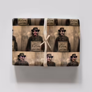 Vintage Mugshot Photo Wrapping Paper - Dapper Lad