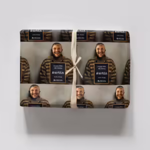 Vintage Mugshot Photo Wrapping Paper - Oddball