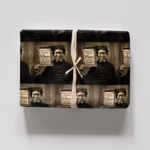Vintage Mugshot Photo Wrapping Paper - Crackpot