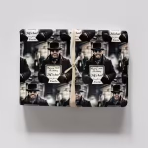 Vintage Mugshot Photo Wrapping Paper - Madcap Gent