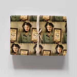 Vintage Mugshot Photo Wrapping Paper - Nutter
