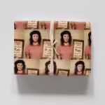 Vintage Mugshot Photo Wrapping Paper - Cracked Belle