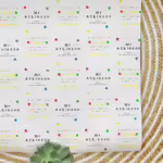 Personalised Teachers Wrapping Paper - Star