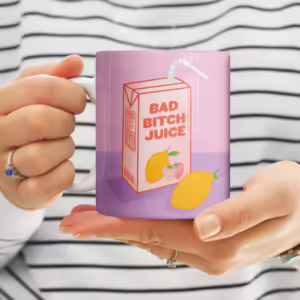 Personalised Funny Adult Mugs - Bad Bitch Juice