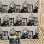 Vintage Mugshot Photo Wrapping Paper - Retro Babe
