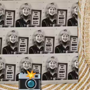 Vintage Mugshot Photo Wrapping Paper - Retro Babe
