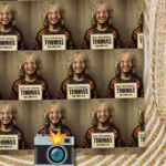 Vintage Mugshot Photo Wrapping Paper - Faded Rock Star
