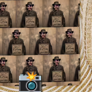 Vintage Mugshot Photo Wrapping Paper - Dapper Lad
