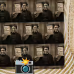 Vintage Mugshot Photo Wrapping Paper - Crackpot