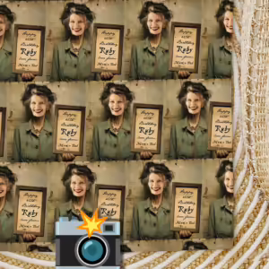 Vintage Mugshot Photo Wrapping Paper - Nutter