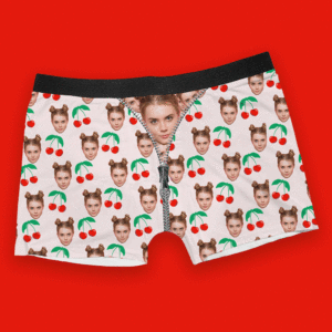 Custom Photo Face Undies - Cherries