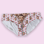 Custom Photo Face Undies - Naughty Candy Hearts