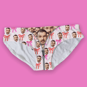Custom Photo Face Undies - Pretty Bows