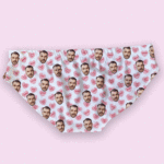 Custom Photo Face Undies - Naughty Candy Hearts