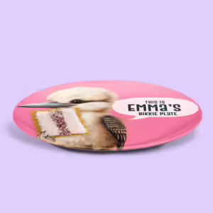 Custom Melamine Side Plate - Kookaburra