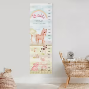 Kids Height Charts - Rainbow Farm