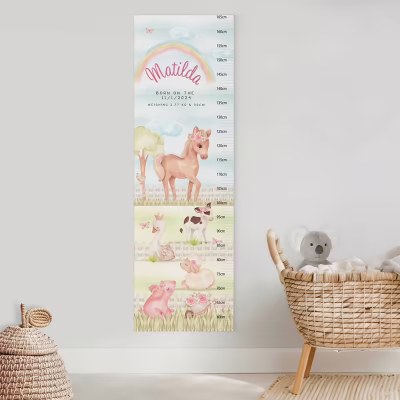 Kids Height Charts - Rainbow Farm