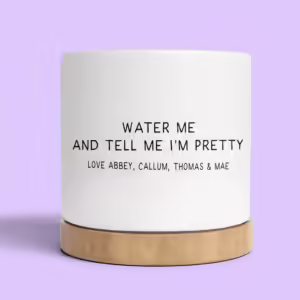Custom Wording Plant Pot