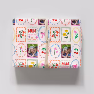 Personalised Mothers Day Photo Wrapping Paper - Amalfi