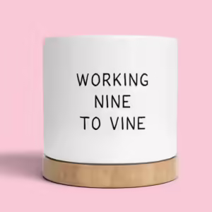 Custom Wording Plant Pot