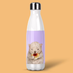 Stainless Steel Drink Bottle - Australian Wombat
