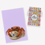 Aussie Animals Tea Towel - Crab