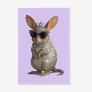 Kitchen Tea Towel - Australian Diva Bilby