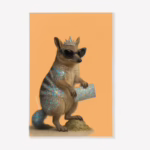 Kitchen Tea Towel - Australian Diva Numbat