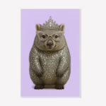 Kitchen Tea Towel - Australian Diva Wombat