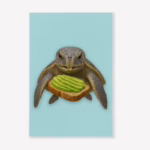 Aussie Animals Tea Towel - Sea Turtle