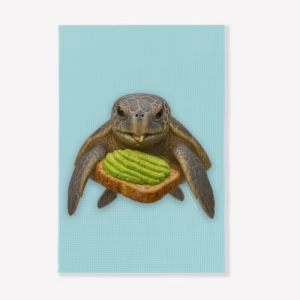 Aussie Animals Tea Towel - Sea Turtle