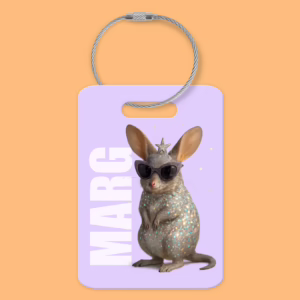 Luggage Tag - Australian Glam Bilby
