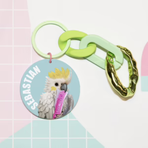Keychain - Australian Cockatoo