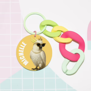 Keychain - Australian Glam Cockatoo