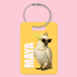 Luggage Tag - Australian Glam Cockatoo
