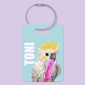 Luggage Tag - Australian Cockatoo