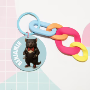 Keychain - Australian Glam Tassie Devil
