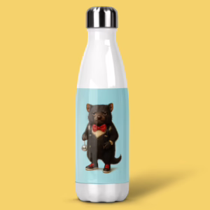 Stainless Steel Drink Bottle - Australian Glam Tassie Devil