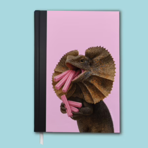 A5 Notebook - Australian Frilled Neck Lizard