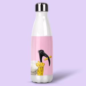 Stainless Steel Drink Bottle - Australian Ibis