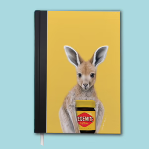 A5 Notebook - Australian Kangaroo
