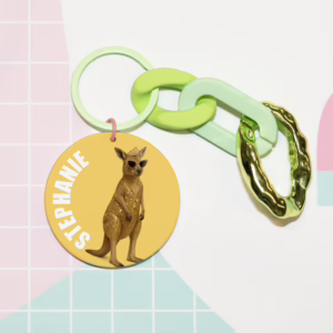 Keychain - Australian Glam Kangaroo