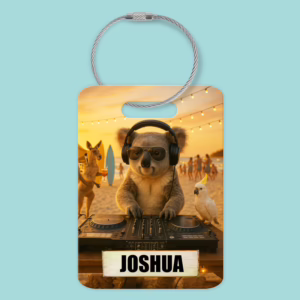 Luggage Tag - Beach Party Koala