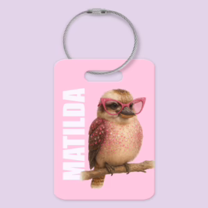 Luggage Tag - Australian Glam Kookaburra