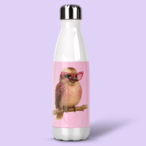 Stainless Steel Drink Bottle - Australian Glam Kookaburra