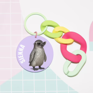 Keychain - Australian Glam Penguin
