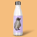 Stainless Steel Drink Bottle - Australian Glam Penguin