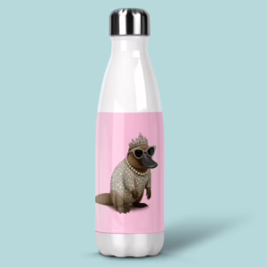 Stainless Steel Drink Bottle - Australian Glam Platypus
